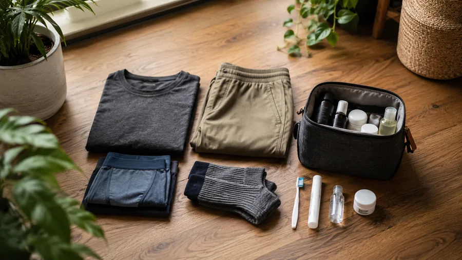 If you check a bag, pack one full outfit in your carry-on